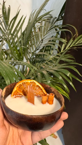 Amber SILENT NIGHT CANDLE