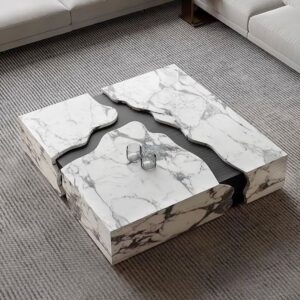 Rosso Riso Black Marble